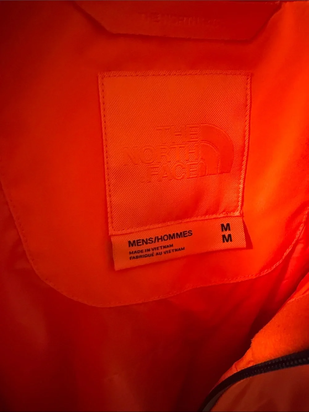 The North Face Orange Hooded Ski Jacket